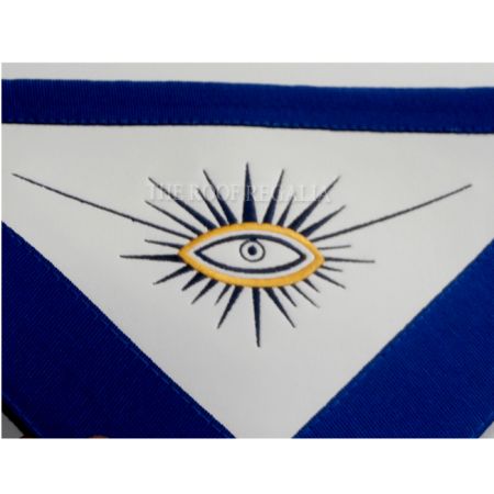 Blue Lodge Officer Apron Gold Blue #3